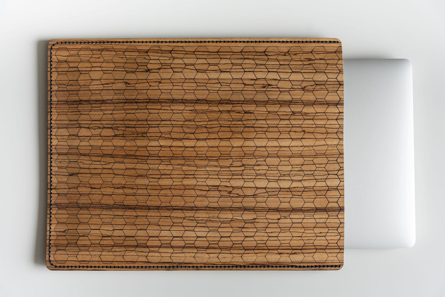 Laptoptasche aus Holz & Leder – MacBook Hülle